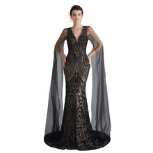 Load image into Gallery viewer, Women's Evening long formal Dress 1920s Sequin