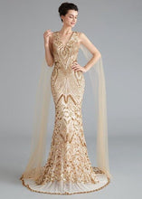 Load image into Gallery viewer, Women's Evening long formal Dress 1920s Sequin