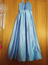 Load image into Gallery viewer, Plus size Evening Dress with High Slit prom Satin
